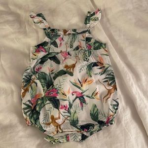Janie and Jack tropical romper